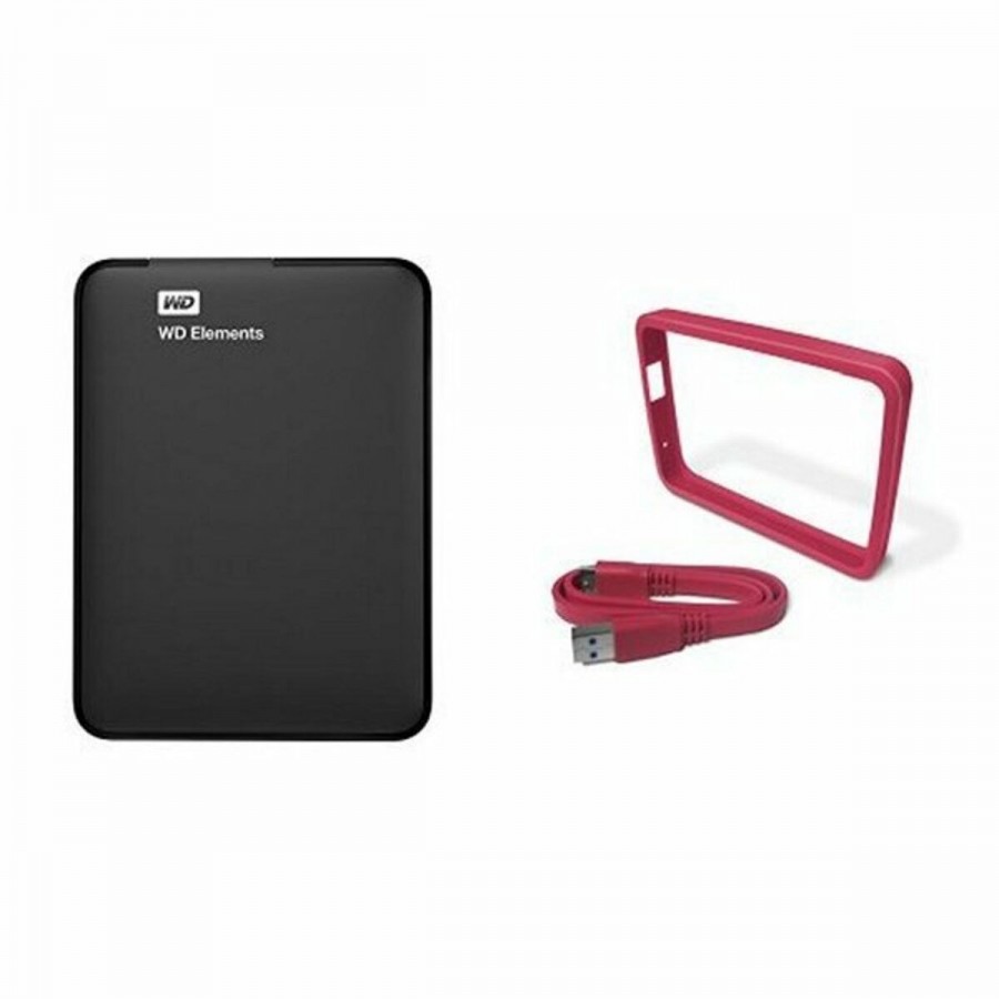 External Hard Drive Western Digital WD Elements Portable WDBUZG0010BBK-WESN 1 TB 2,5