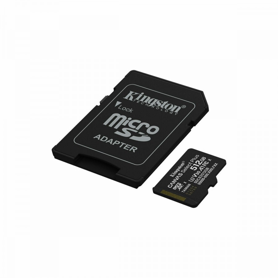 Micro SD Memory Card with Adaptor Kingston SDCS3/512GB