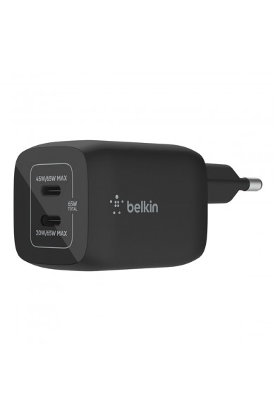 Wall Charger Belkin Black 65 W