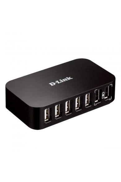 7-Port USB Hub D-Link DUB-H7 USB 2.0 Black