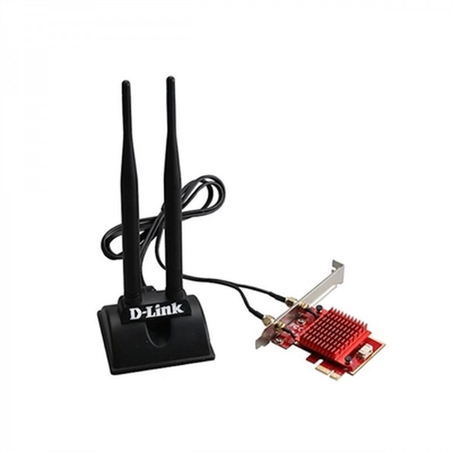Router D-Link DWA-X582 Black Wi-Fi Bluetooth 5.0 Wi-Fi 6 GHz PCI Express 3000 Mbps