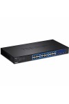 Switch Trendnet TEG-30284 1000 Mbit/s Black