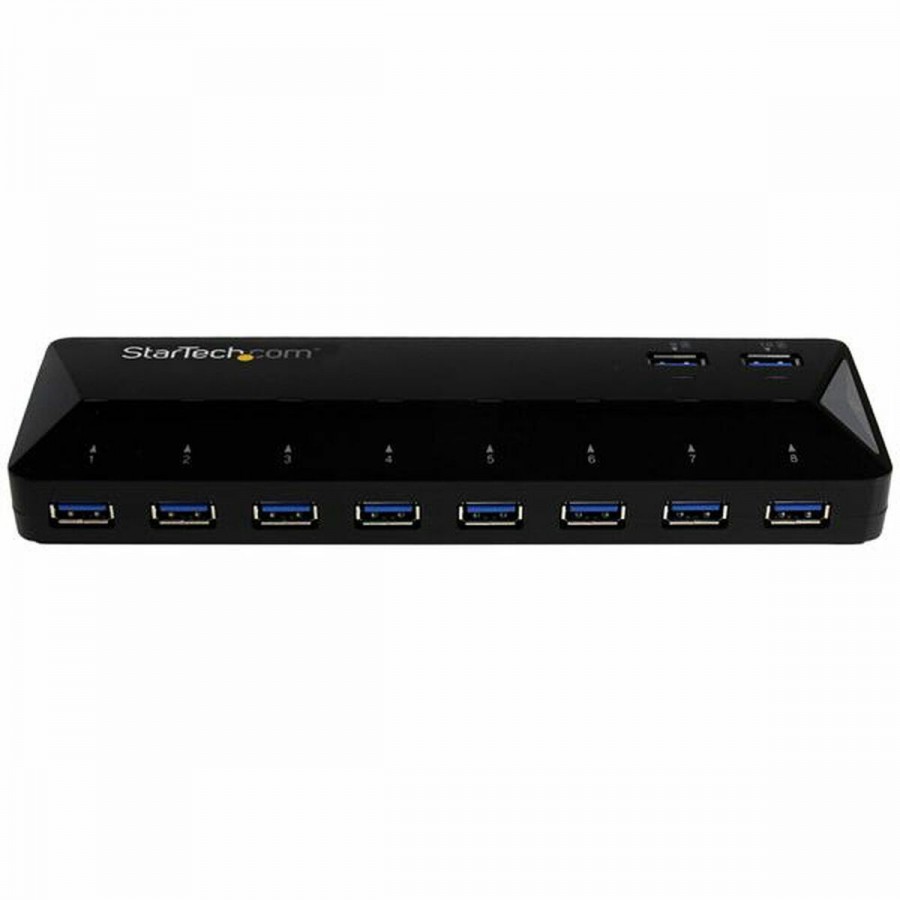 USB Hub Startech ST103008U2C USB 3.0 x 10 Black