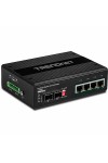 Switch Trendnet TI-UPG62 RJ-45 SFP Black