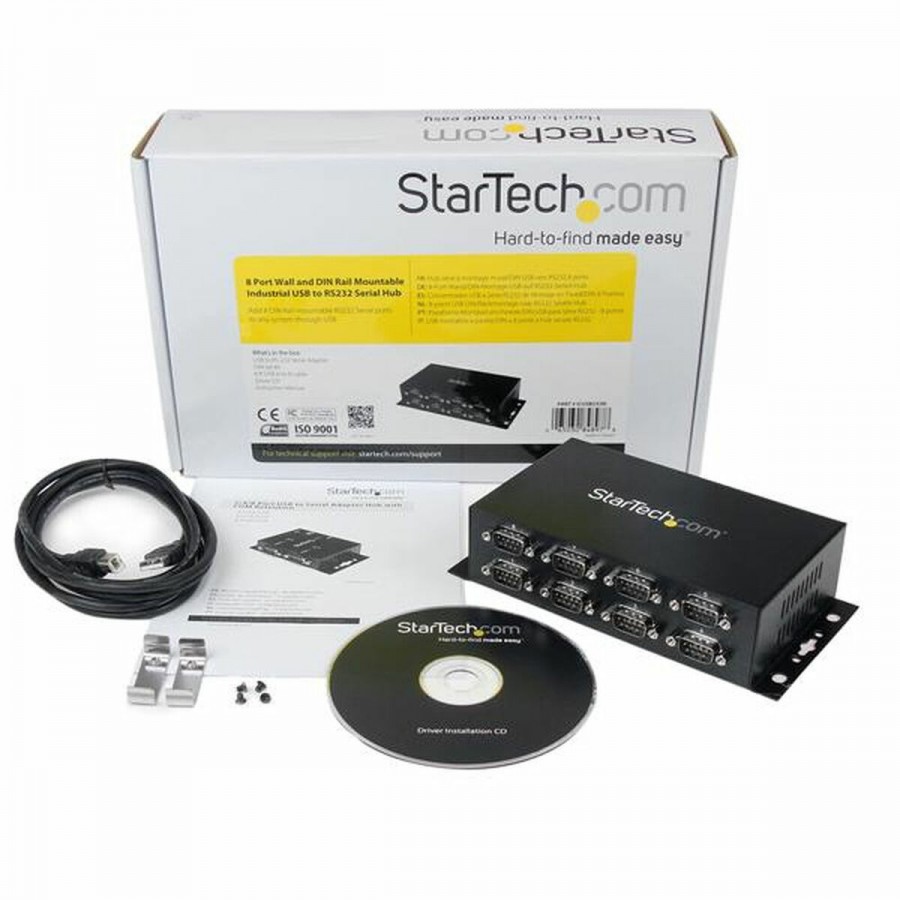 USB to RS232 Adapter Startech ICUSB2328I Black