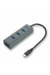 USB Hub i-Tec C31HUBMETAL403 USB x 4 Grey