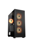 ATX Semi-tower Box Cougar Caja Miditorre MX220 Rgb Black