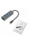 USB Hub i-Tec C31HUBMETAL403 USB x 4 Grey