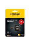 Micro SD Memory Card with Adaptor INTENSO 34234 UHS-I XC Premium