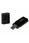 External Sound Card USB Startech ICUSBAUDIOB Black