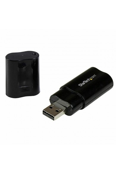 External Sound Card USB Startech ICUSBAUDIOB Black