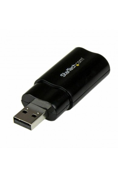 External Sound Card USB Startech ICUSBAUDIOB Black