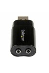 External Sound Card USB Startech ICUSBAUDIOB Black