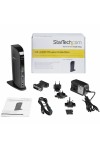 USB Hub Startech USB3SDOCKHD Black 20 W