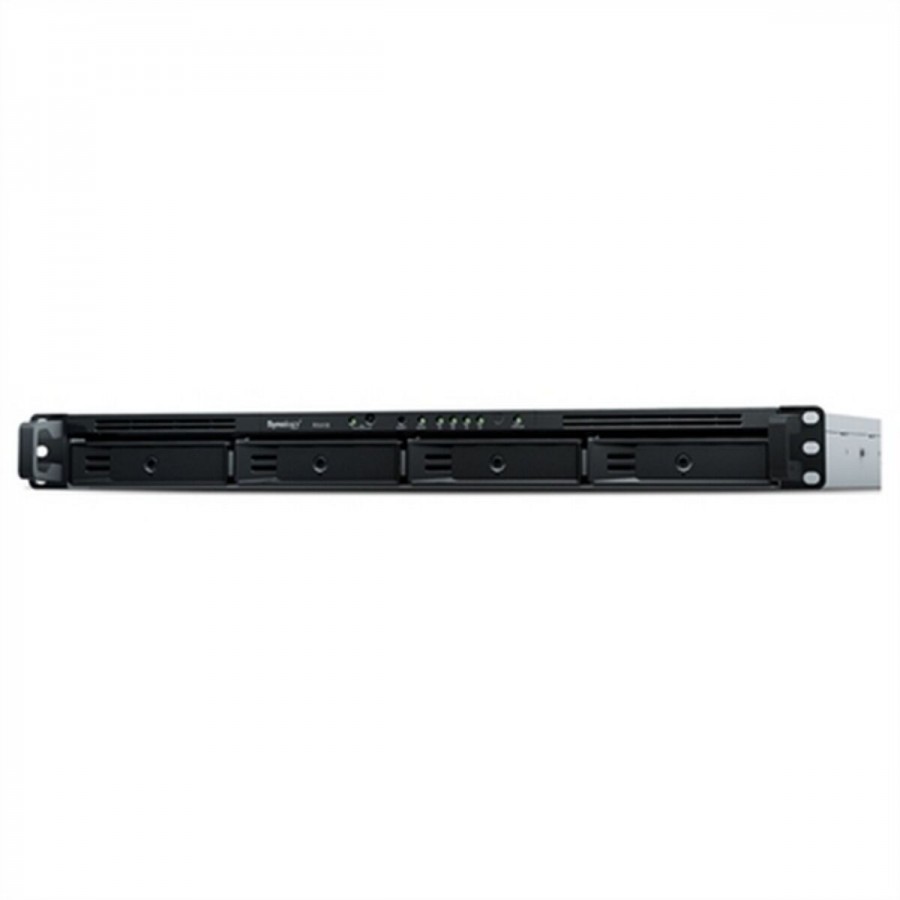 NAS Network Storage NAS Synology RX418 HDD SSD SATA 48 TB Black Silver Black/Grey