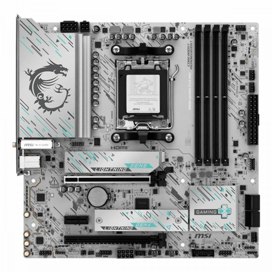 Motherboard MSI B850M GAMING PLUS WIFI6E AMD AM5 AMD