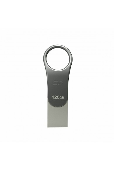 USB stick Silicon Power Mobile C80 Grey Titanium 128 GB