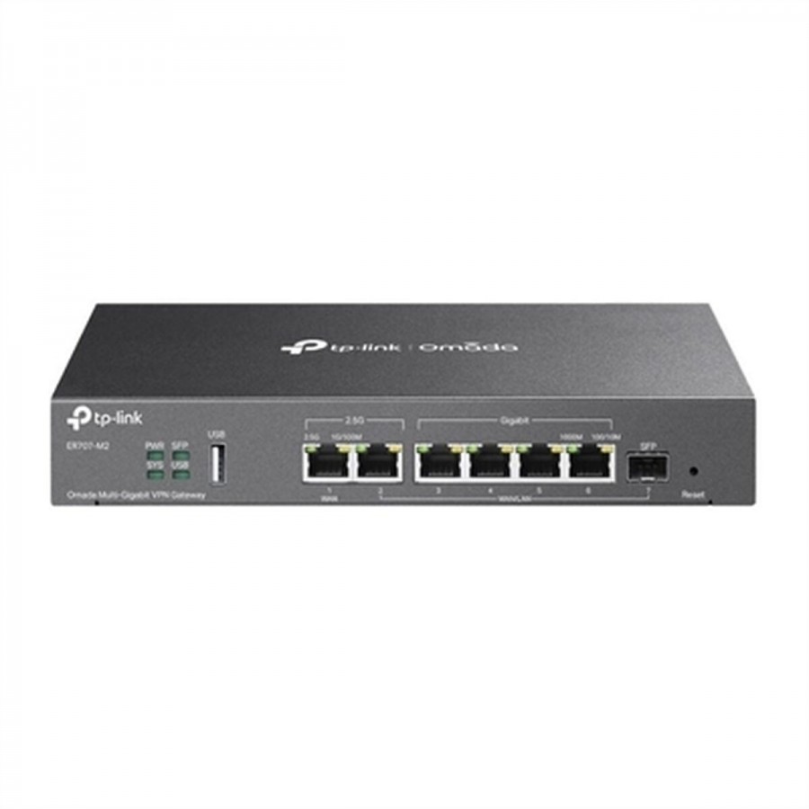 Router TP-Link ER707-M2 Black USB 2.0 Ethernet LAN RJ-45 x 6 USB x 1 Wi-Fi