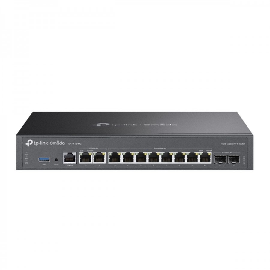 Router TP-Link ER7412-M2 Black USB RJ45 Ethernet LAN USB x 1
