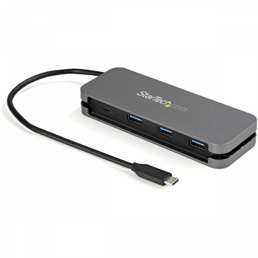 USB Hub Startech HB30CM3A1CB Black Grey Black/Grey