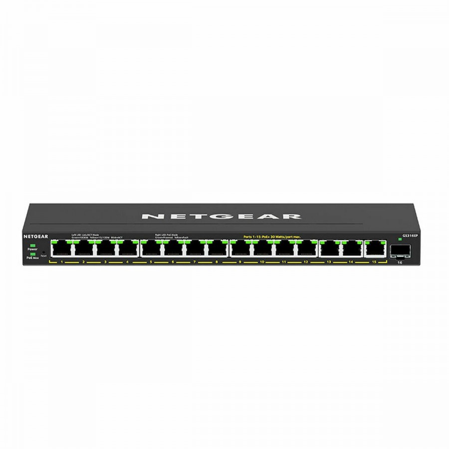 Switch Netgear GS316EP-100PES 28 Gbps