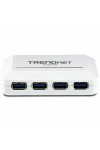 USB Hub Trendnet TU3-H4               White