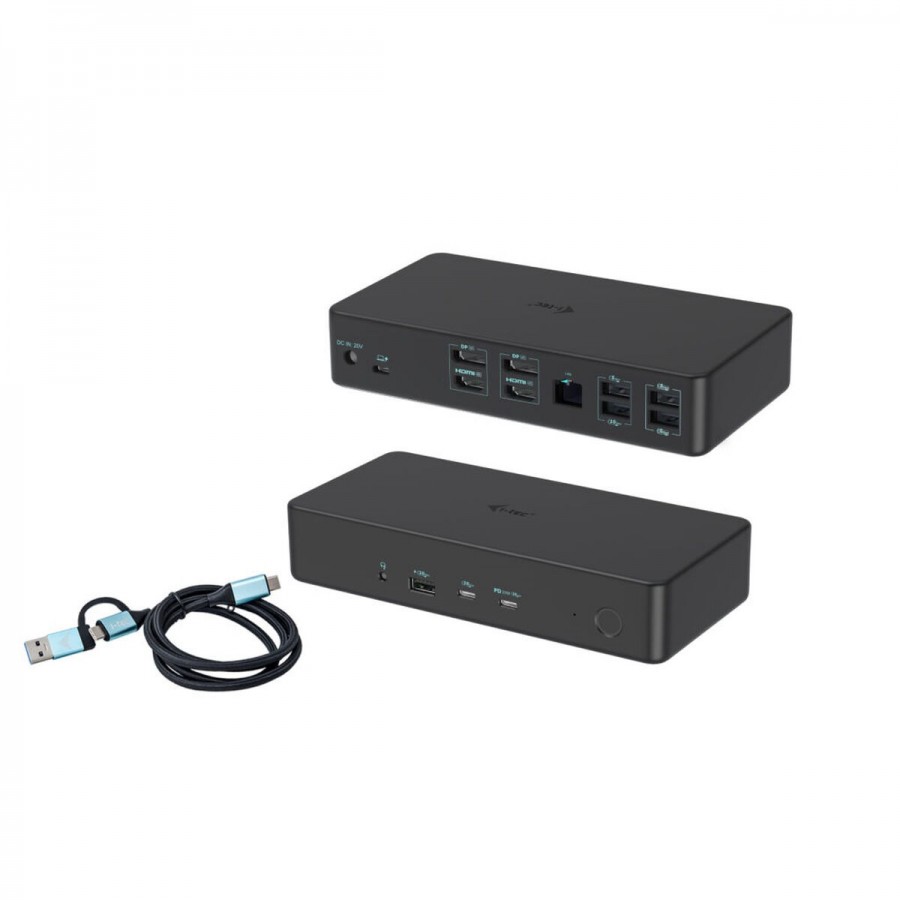 Dockstation i-Tec CADUAL4KDOCKPD2 Black