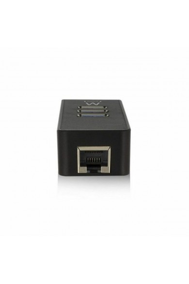 USB Hub Ewent AAOAUS0127 3 x USB 3.1 RJ45 Plug and Play