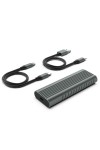 External Box Ewent EW7025 Grey USB USB-C M.2 USB x 1