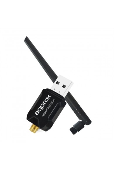 Wi-Fi USB Adapter approx! APPUSB600DA Black