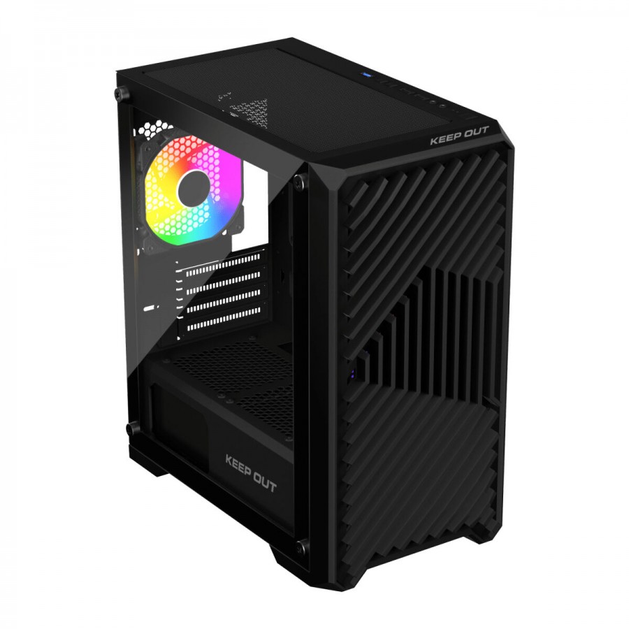 ATX Semi-tower Box KEEP OUT XC-220 ARGB 4FANS Black