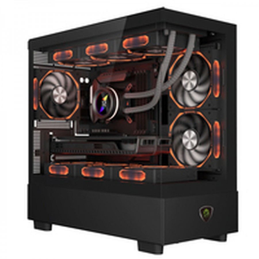ATX Semi-tower Box KEEP OUT XC-301 GLASS Black
