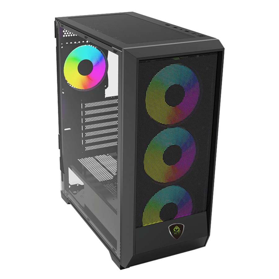ATX Semi-tower Box KEEP OUT XC-501 Black