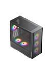 ATX Semi-tower Box KEEP OUT KO XC-805 MESH ARGB USB3 Black