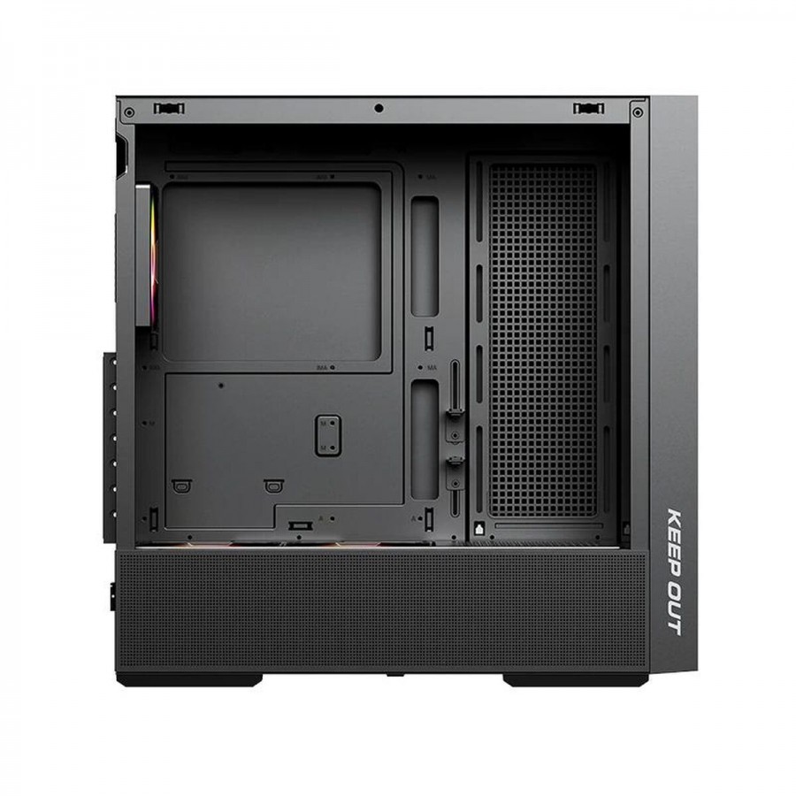 ATX Semi-tower Box KEEP OUT KO XC-805 MESH ARGB USB3 Black