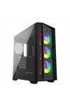 ATX Semi-tower Box KEEP OUT KO XC-500 Black