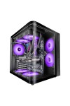 ATX Semi-tower Box Mars Gaming MCCURV Black