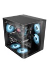 ATX Semi-tower Box Mars Gaming MCCURV Black