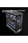 ATX Semi-tower Box Mars Gaming MCLCDPRO Black