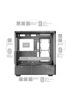 ATX Semi-tower Box Mars Gaming MCLCDPRO Black