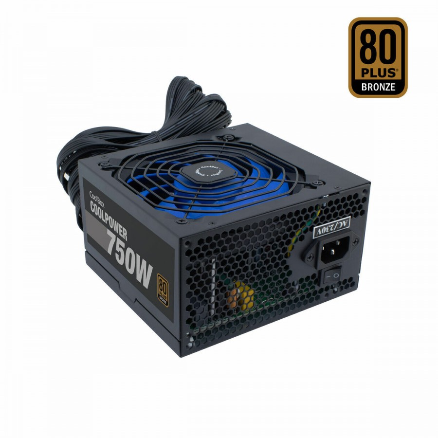 Power supply CoolBox COO-FACPO-750 750 W 80 Plus Bronze