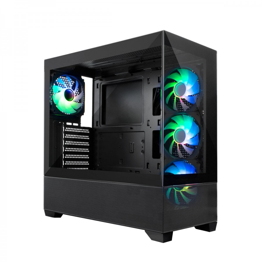 ATX Semi-tower Box CoolBox COO-CHA-GA250-0 Black