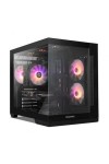 ATX Semi-tower Box Nox-Xtreme NXHUMMERASTRANEOBK Black