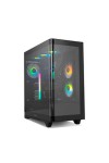 ATX Semi-tower Box Nox-Xtreme NXHUMMERETHERBK Black