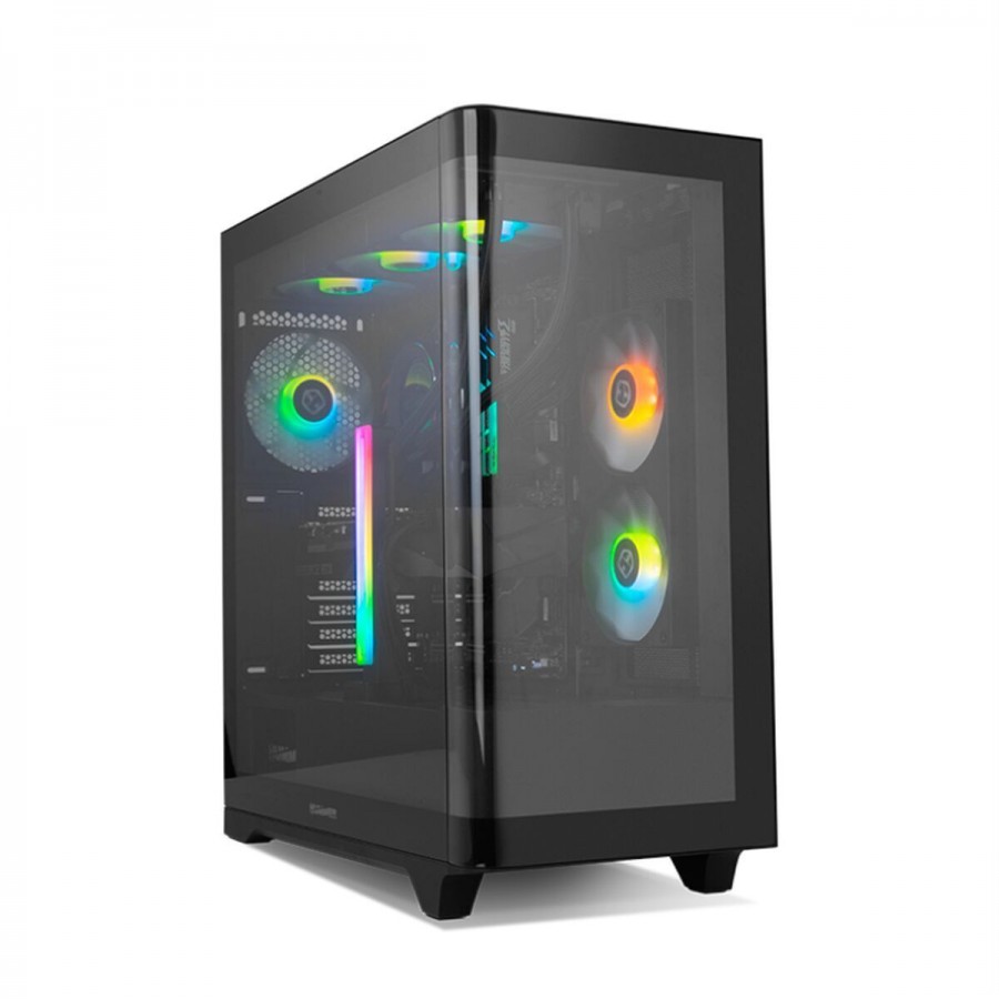 ATX Semi-tower Box Nox-Xtreme NXHUMMERETHERBK Black