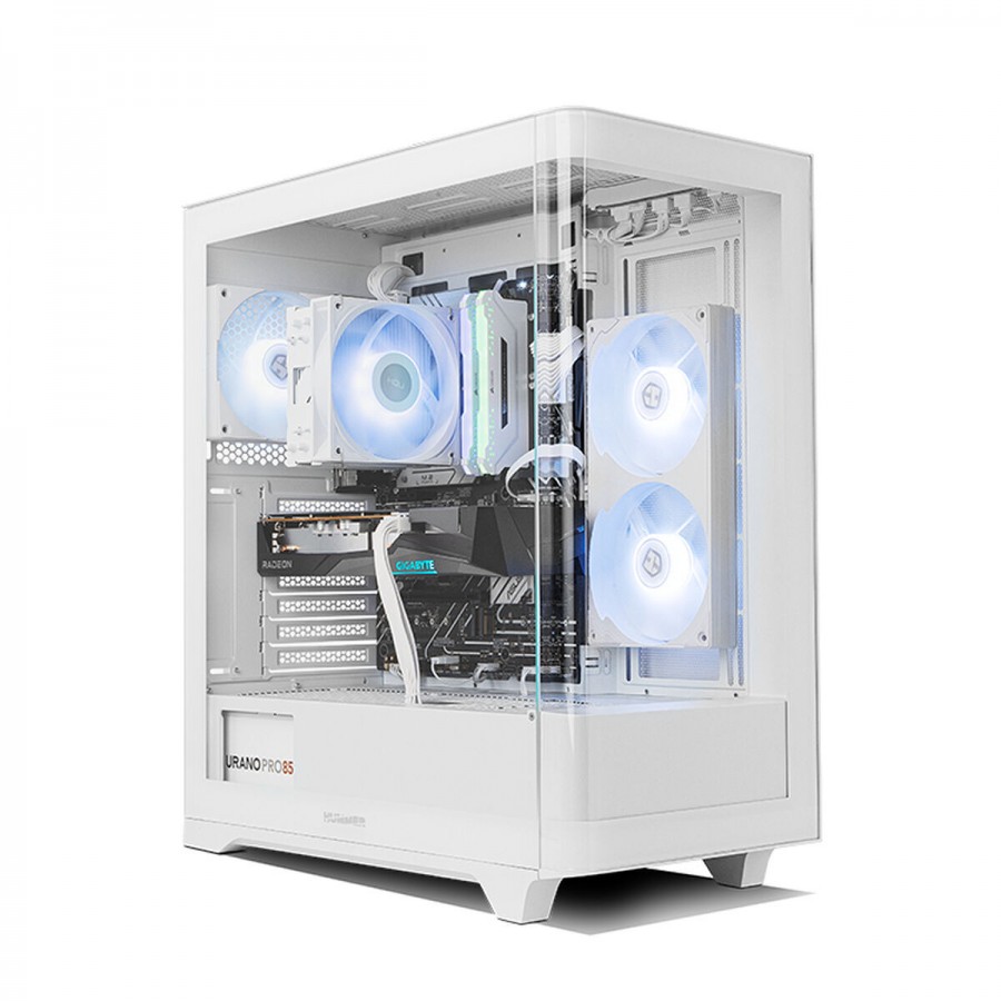 ATX Semi-tower Box Nox-Xtreme NXHUMMERETHERWH White Black