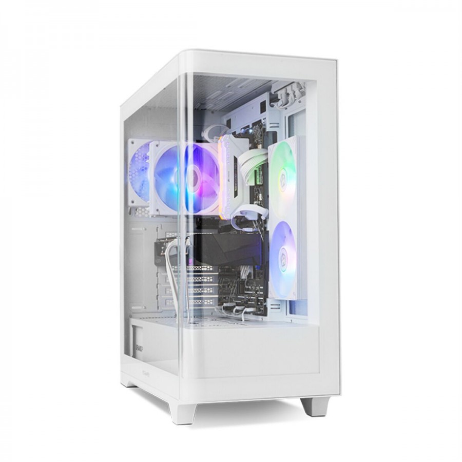 ATX Semi-tower Box Nox-Xtreme NXHUMMERETHERWH White Black