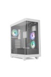 ATX Semi-tower Box Nox-Xtreme NXHUMMERETHERBW White