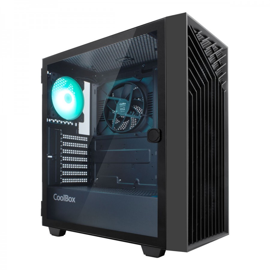 ATX Semi-tower Box CoolBox COO-CHA-GA300B-0 Black