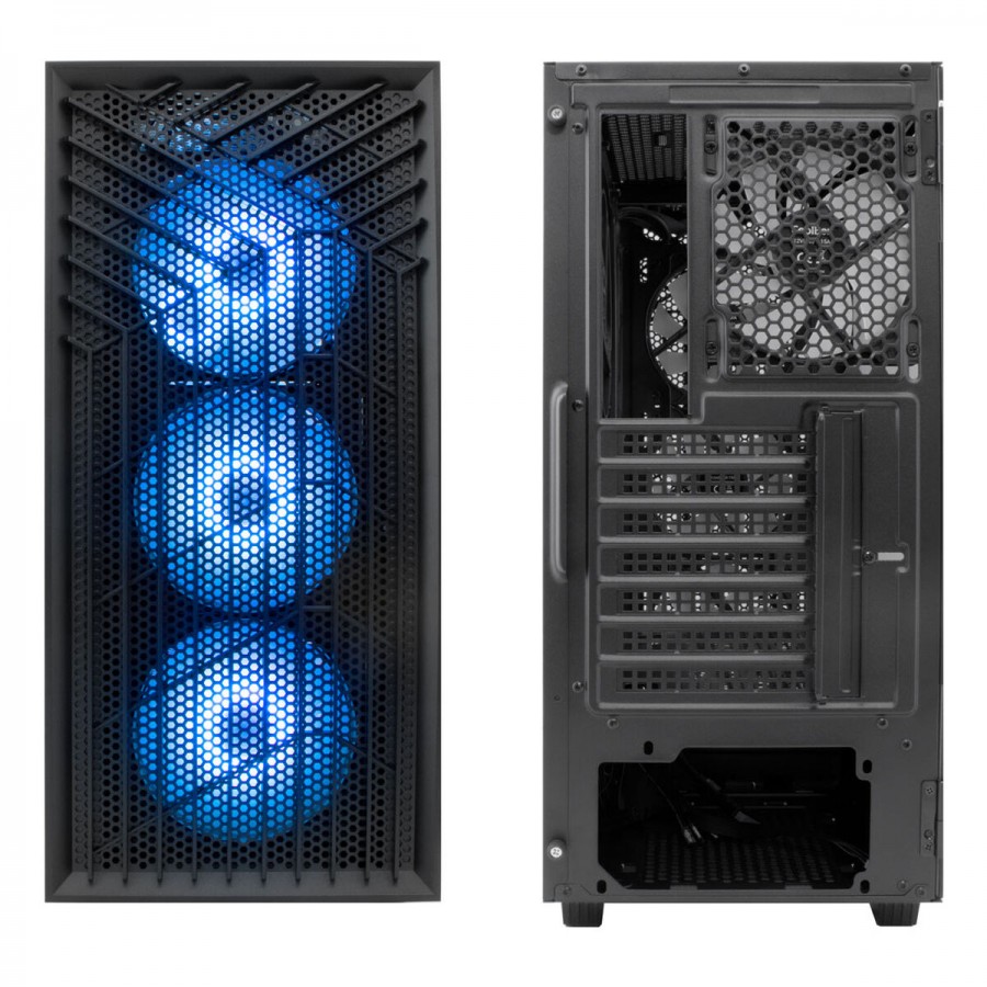 ATX Semi-tower Box CoolBox COO-CHA-GA300B-0 Black